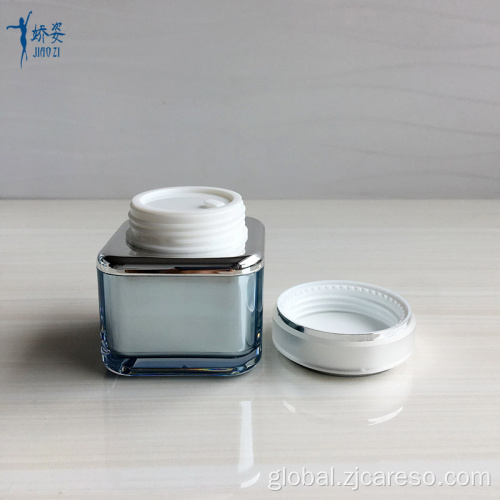 Jars For Creams And Lotions 50g Square Acrylic Cosmetic Jar Supplier